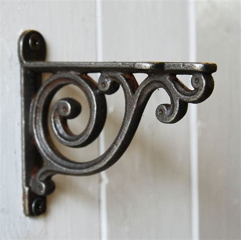 curved metal brackets|decorative metal shelf brackets.